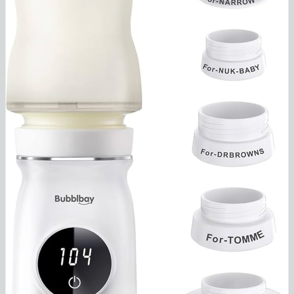 Bubblbay Electric Baby Bottle Warmer - White